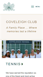 Mobile Screenshot of coveleighclub.com
